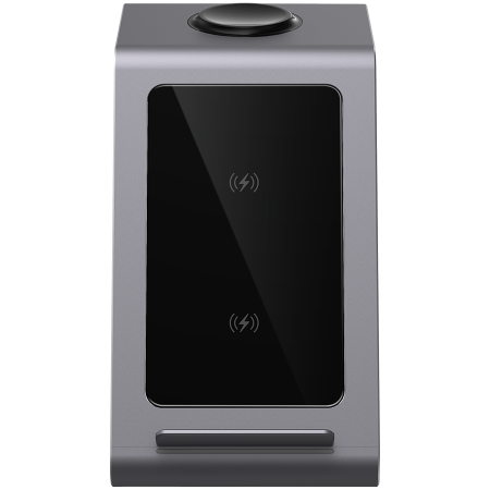 3 in 1 wireless charger Input:5V3A/9V2A/12V1.5A(QC3.0 or PD18W) Wireless: 9V1.1A/5V1.5A (7.5W/10W) Wireless for TWS: 5V 1A(Max) Wireless for Samsung: 5V 0.3A(1.5W), Aluminum+Tempered Glass [1]