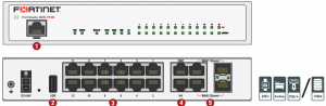 Fortinet firewall Fortigate 80E POE - Hardware plus 1 Year Hardware plus 24x7 FortiCare and FortiGuard Unified (UTM) Protection [1]