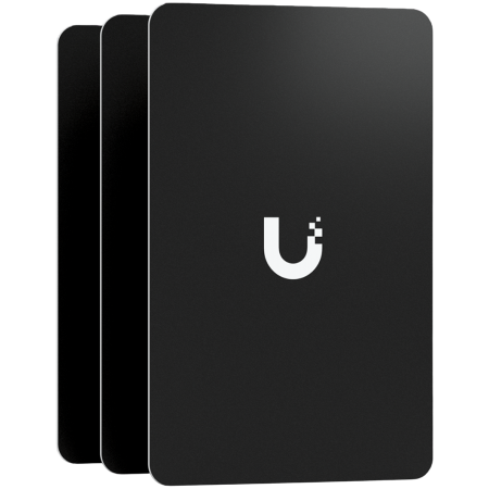 Data Storage - A pack of 10 highly-secure NFC cards used for access control within UniFi. Color - Black
