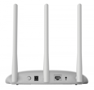 ACCESS POINT TP-LINK wireless  450Mbps, port 10/100Mbps, 3 antene externe, pasiv PoE, Atheros, 3T3R, 2.4GHz, Passive PoE, QSS Push Button "TL-WA901N" (include timbru verde 1 leu) [2]