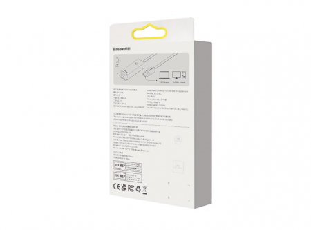 ADAPTOR RETEA Baseus Lite, USB 2.0 to RJ-45 10/100 Mbps Adapter, metalic, LED, gri "WKQX000013" (include TV 0.18lei) - 6932172606046 [2]