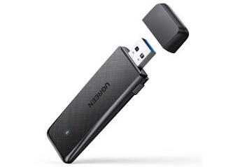 Adaptoare - ADAPTOR RETEA Ugreen, \\"CM492\\" extern wireless dual band 2.4 / 5 GHz, USB 3.0, port, 1300 Mbps \\"50340\\" (include TV 0.18lei) - 6957303853403