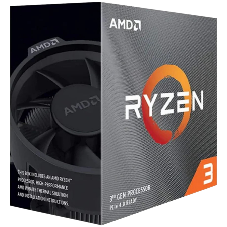 CPU - AMD CPU Desktop Ryzen 3 4/8T 5300G (4.2GHz,10MB,65W,AM4) box, with Wraith Stealth Cooler and Radeon Graphics