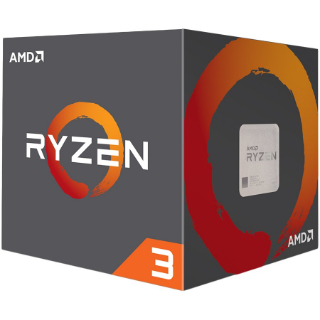 CPU - AMD CPU Desktop Ryzen 3 4C/8T 3100(3.9GHz,18MB,65W,AM4) box, with Wraith Stealth cooler