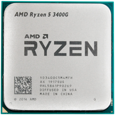 CPU - AMD CPU Desktop Ryzen 5 4C/8T 3400G (4.2GHz,6MB,65W,AM4) box, RX Vega 11 Graphics, with Wraith Stealth Cooler