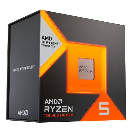 Componente PC - AMD CPU Desktop Ryzen 5 6C/12T 7500X3D (4.5GHz,102MB,65W,AM5) box, with Radeon Graphics