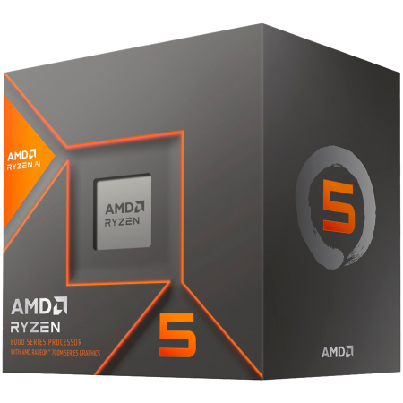 CPU - AMD CPU Desktop Ryzen 5 6C/12T 8600G (3.8/5.0GHz Max, 22MB,65W,AM5) box