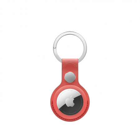 Apple AirTag FineWoven Key Ring - Coral [0]