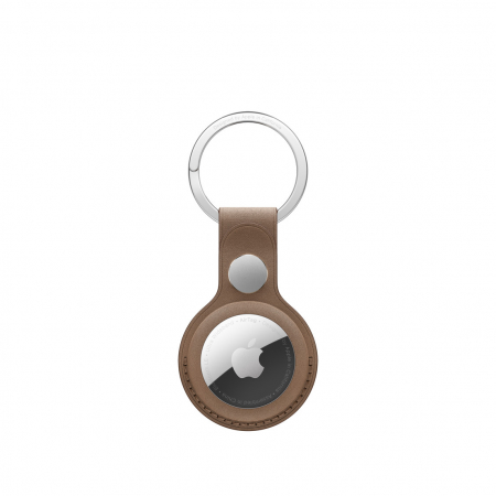 Apple AirTag FineWoven Key Ring - Taupe [0]