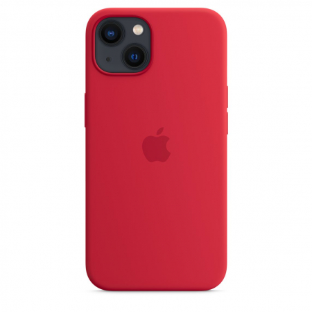 Apple iPhone 13 Silicone Case with MagSafe - (PRODUCT)RED [6]