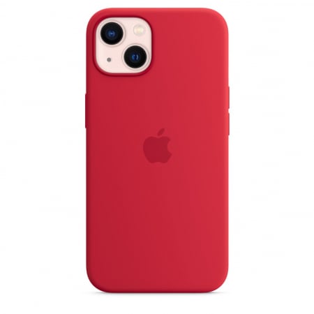 Apple iPhone 13 Silicone Case with MagSafe - (PRODUCT)RED [1]