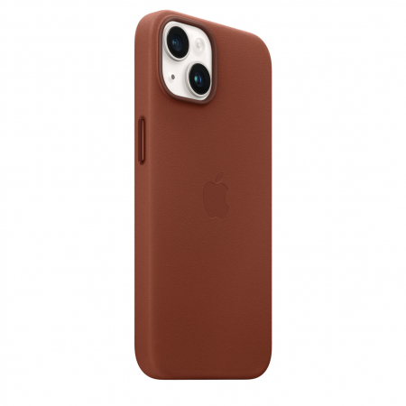 Apple iPhone 14 Leather Case with MagSafe - Umber [5]
