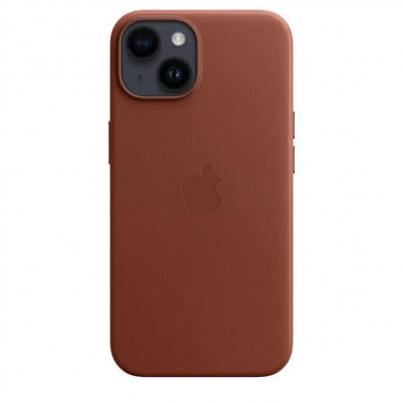 Apple iPhone 14 Leather Case with MagSafe - Umber [3]