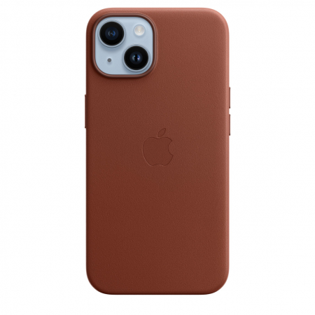 Apple iPhone 14 Leather Case with MagSafe - Umber [0]