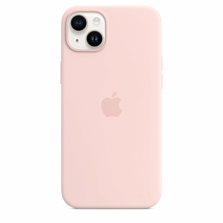 Apple iPhone 14 Plus Silicone Case with MagSafe - Chalk Pink [3]