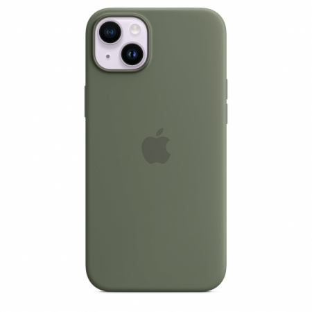 Apple iPhone 14 Plus Silicone Case with MagSafe - Olive (SEASONAL 2023 Spring) [1]