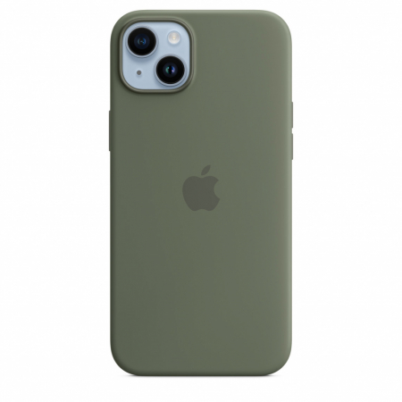 Apple iPhone 14 Plus Silicone Case with MagSafe - Olive (SEASONAL 2023 Spring) [0]