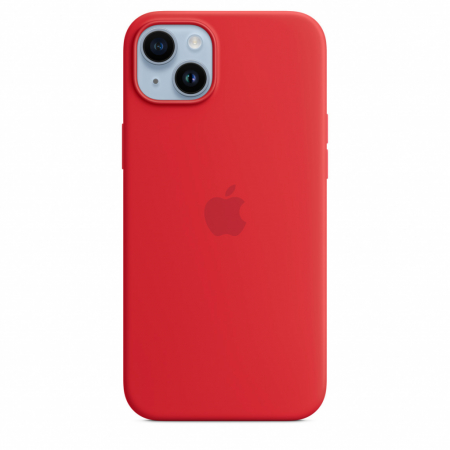 Apple iPhone 14 Plus Silicone Case with MagSafe - (PRODUCT)RED [0]