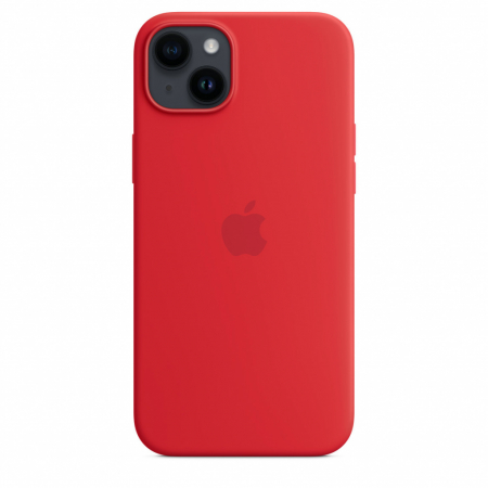 Apple iPhone 14 Plus Silicone Case with MagSafe - (PRODUCT)RED [2]