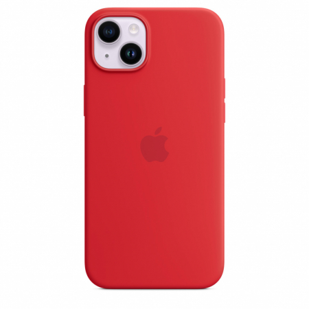 Apple iPhone 14 Plus Silicone Case with MagSafe - (PRODUCT)RED [1]