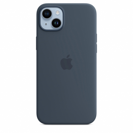 Apple iPhone 14 Plus Silicone Case with MagSafe - Storm Blue [0]