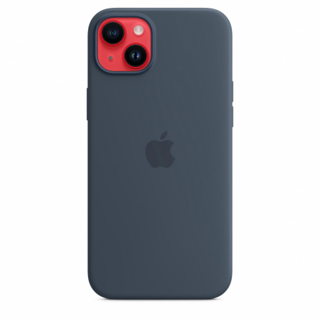 Apple iPhone 14 Plus Silicone Case with MagSafe - Storm Blue [4]
