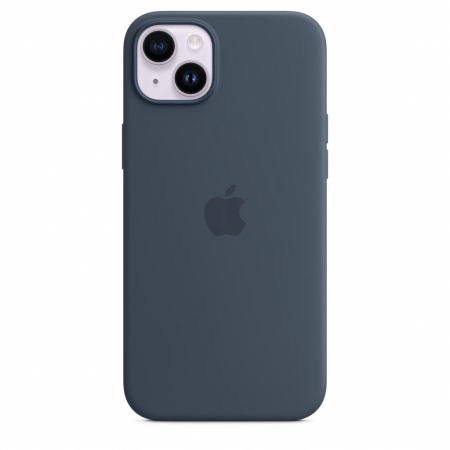 Apple iPhone 14 Plus Silicone Case with MagSafe - Storm Blue [1]