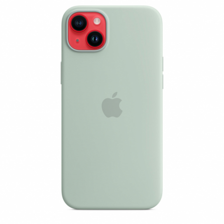 Apple iPhone 14 Plus Silicone Case with MagSafe - Succulent (SEASONAL 2022 Fall) [4]