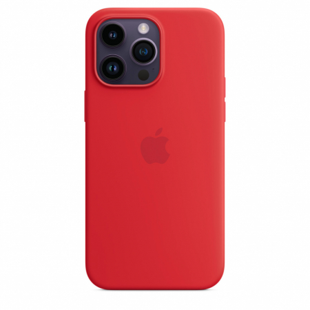 Apple iPhone 14 Pro Max Silicone Case with MagSafe - (PRODUCT)RED [0]