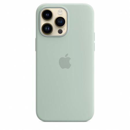 Apple iPhone 14 Pro Max Silicone Case with MagSafe - Succulent (SEASONAL 2022 Fall) [1]
