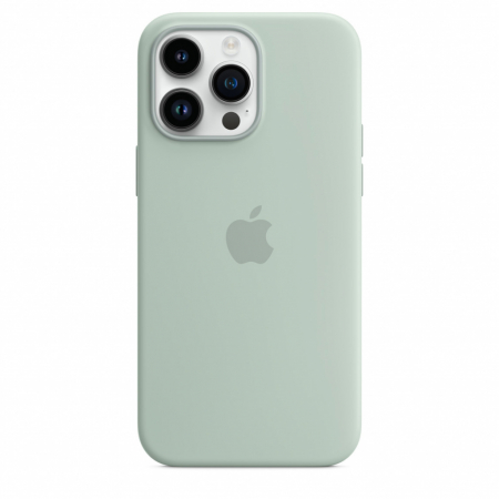 Apple iPhone 14 Pro Max Silicone Case with MagSafe - Succulent (SEASONAL 2022 Fall) [2]
