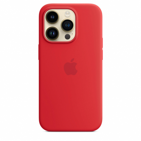 Apple iPhone 14 Pro Silicone Case with MagSafe - (PRODUCT)RED [1]