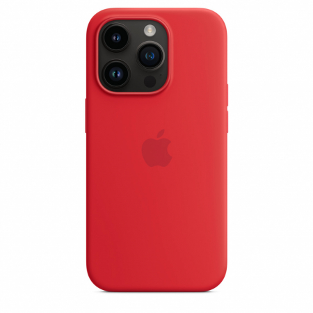 Apple iPhone 14 Pro Silicone Case with MagSafe - (PRODUCT)RED [3]