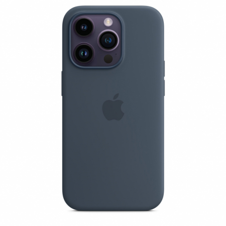 Apple iPhone 14 Pro Silicone Case with MagSafe - Storm Blue [0]