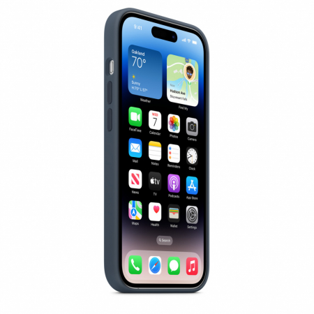 Apple iPhone 14 Pro Silicone Case with MagSafe - Storm Blue [5]