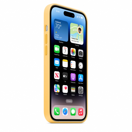 Apple iPhone 14 Pro Silicone Case with MagSafe - Sunglow (SEASONAL 2022 Fall) [5]