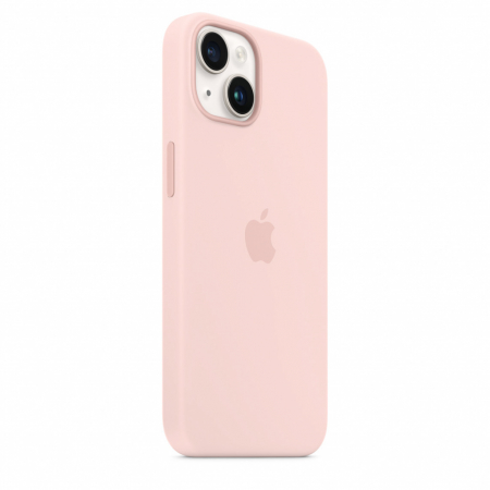 Apple iPhone 14 Silicone Case with MagSafe - Chalk Pink [5]