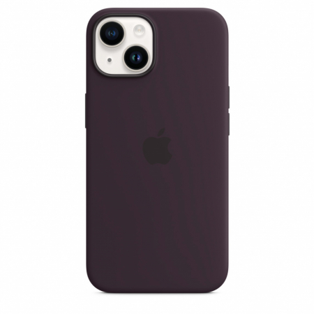 Apple iPhone 14 Silicone Case with MagSafe - Elderberry (SEASONAL 2022 Fall) [3]