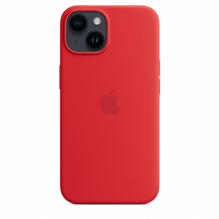Apple iPhone 14 Silicone Case with MagSafe - (PRODUCT)RED [2]