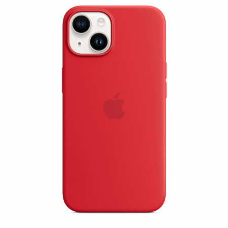 Apple iPhone 14 Silicone Case with MagSafe - (PRODUCT)RED [3]