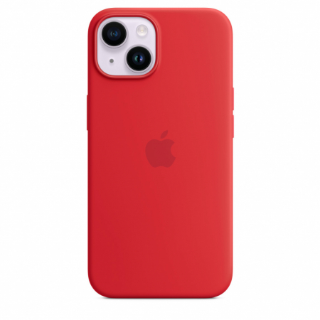Apple iPhone 14 Silicone Case with MagSafe - (PRODUCT)RED [1]