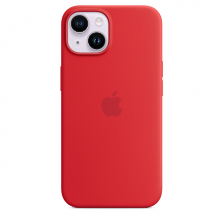 Apple iPhone 14 Silicone Case with MagSafe - (PRODUCT)RED [2]