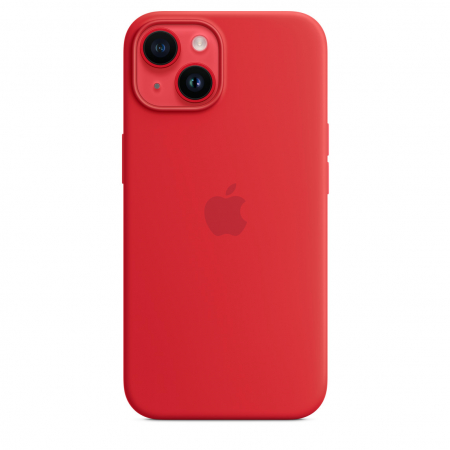 Apple iPhone 14 Silicone Case with MagSafe - (PRODUCT)RED [1]
