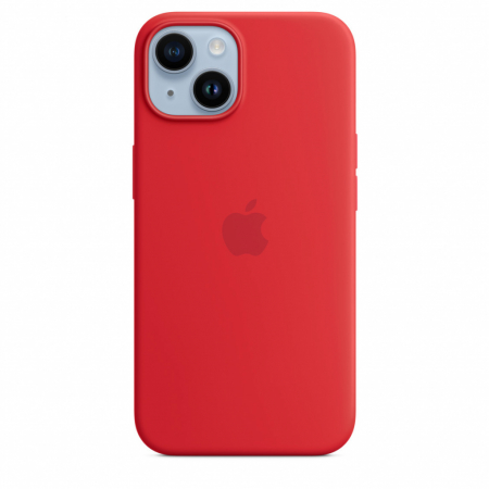 Apple iPhone 14 Silicone Case with MagSafe - (PRODUCT)RED [0]