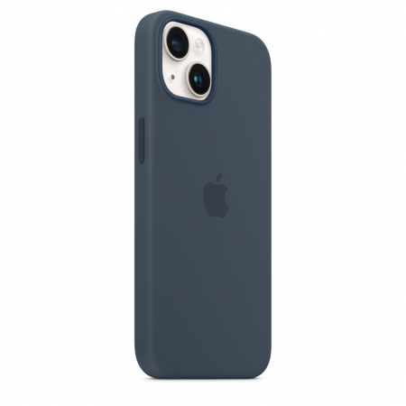 Apple iPhone 14 Silicone Case with MagSafe - Storm Blue [1]