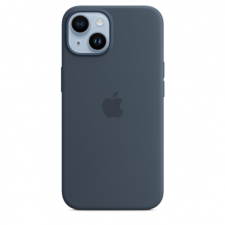 Apple iPhone 14 Silicone Case with MagSafe - Storm Blue [0]