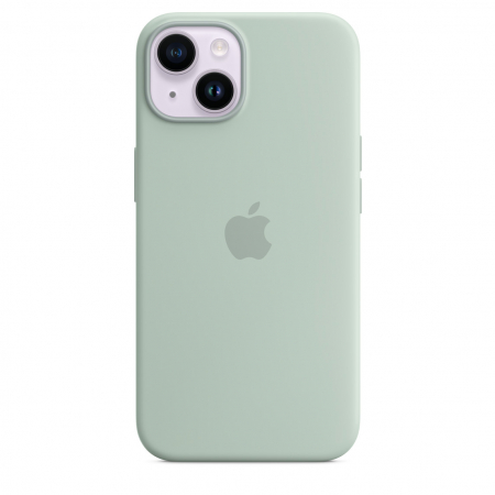 Apple iPhone 14 Silicone Case with MagSafe - Succulent (SEASONAL 2022 Fall) [2]