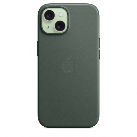Apple iPhone 15 FineWoven Case w MagSafe - Evergreen [6]