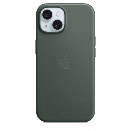 Apple iPhone 15 FineWoven Case w MagSafe - Evergreen [0]