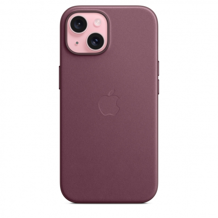 Apple iPhone 15 FineWoven Case w MagSafe - Mulberry [4]